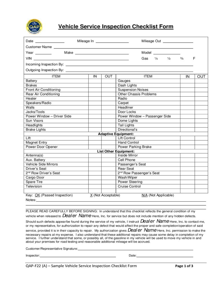 Dramatic Free Printable Driver Vehicle Inspection Report Pertaining To Vehicle Inspection Report Template