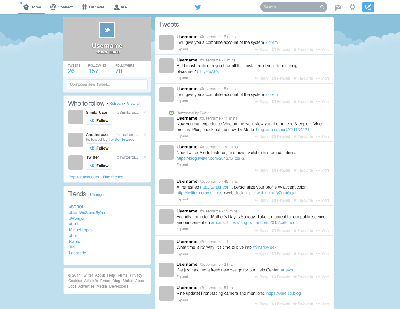 Dribbble – Freebie Twitter Gui Bymariedehayesmarie Regarding Blank Twitter Profile Template