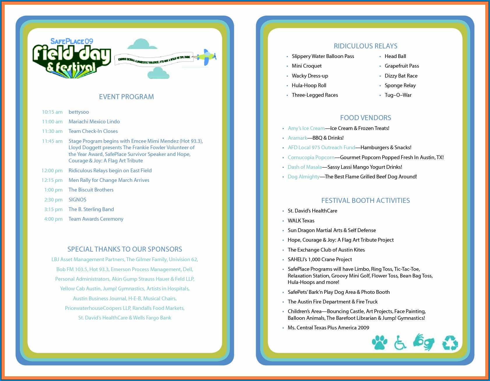 √ Free Printable Event Program Template | Templateral With Regard To Free Event Program Templates Word
