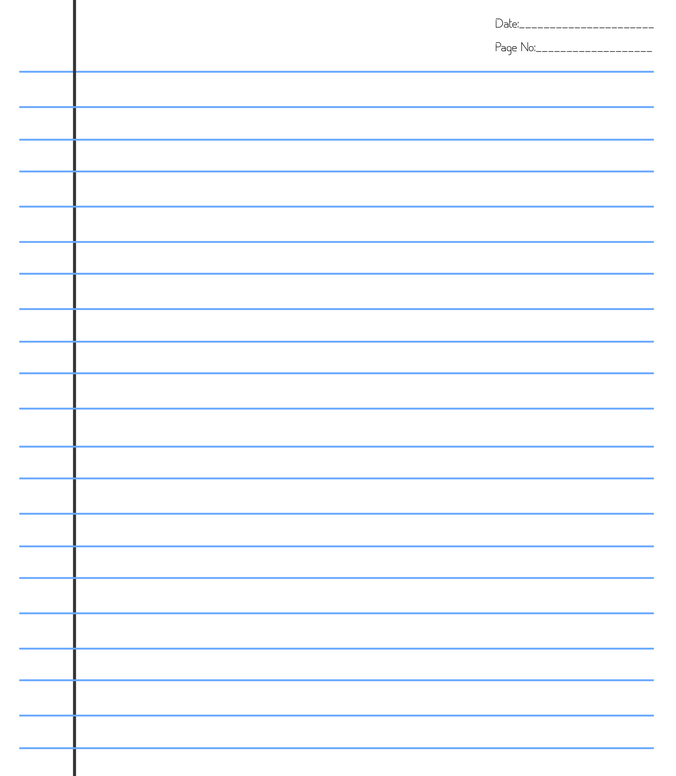 ❤️20+ Free Printable Blank Lined Paper Template In Pdf❤️ For Microsoft Word Lined Paper Template