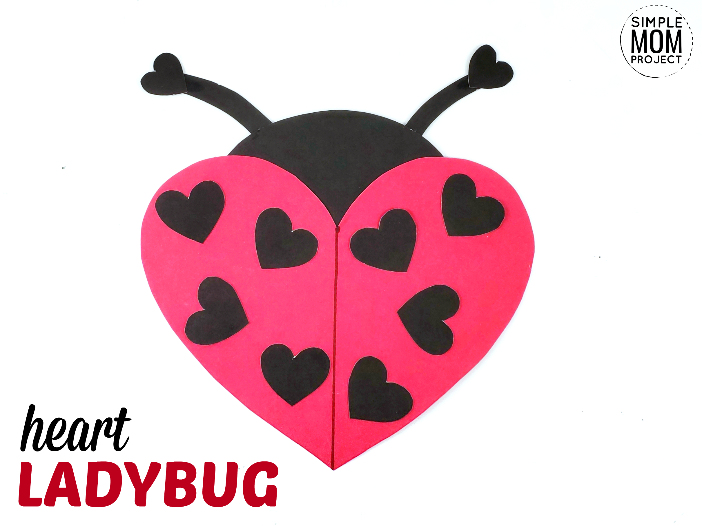 Easy Diy Valentine's Day Ladybug With Free Printable Within Blank Ladybug Template