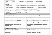 Editable Accident Estigation Form Template Uk Report Format regarding Investigation Report Template Doc