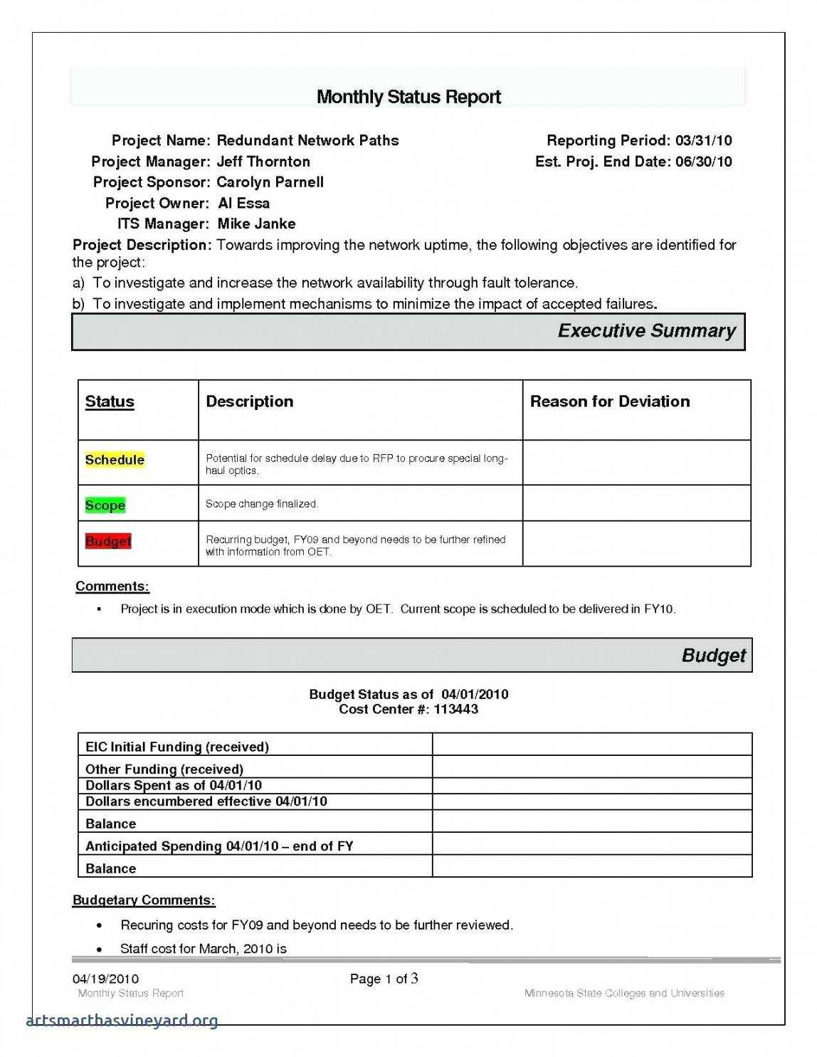 Editable Weekly Progress Report Template Student Pdf Project With State Report Template