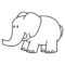 Elephant Outline Printable - Calep.midnightpig.co inside Blank Elephant Template