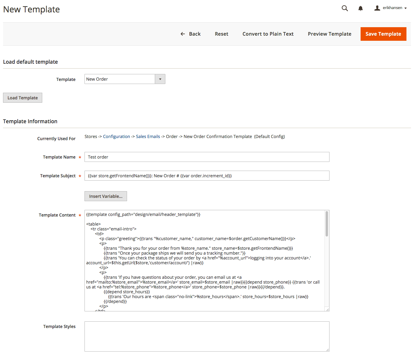 Email Templates | Magento 2 Developer Documentation Pertaining To Blank Table Of Contents Template