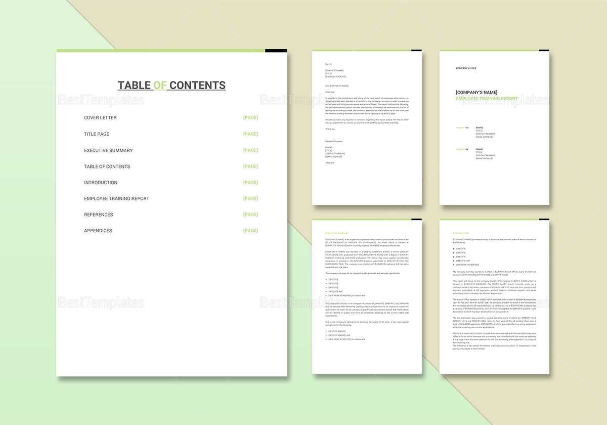 Employee Training Report Template – Calep.midnightpig.co With After Training Report Template
