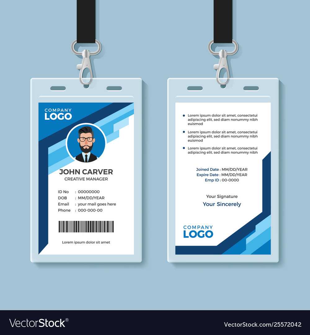 Employees Id Card Template - Dalep.midnightpig.co Intended For Id Badge Template Word