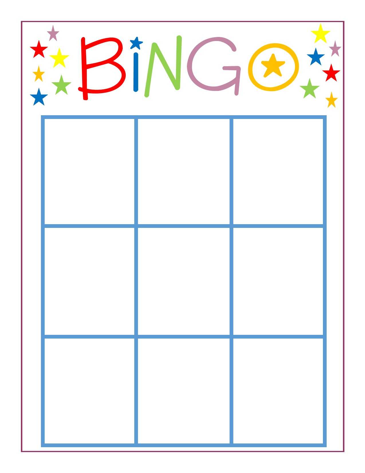 Empty Bingo Sheets – Dalep.midnightpig.co Pertaining To Blank Bingo Card Template Microsoft Word