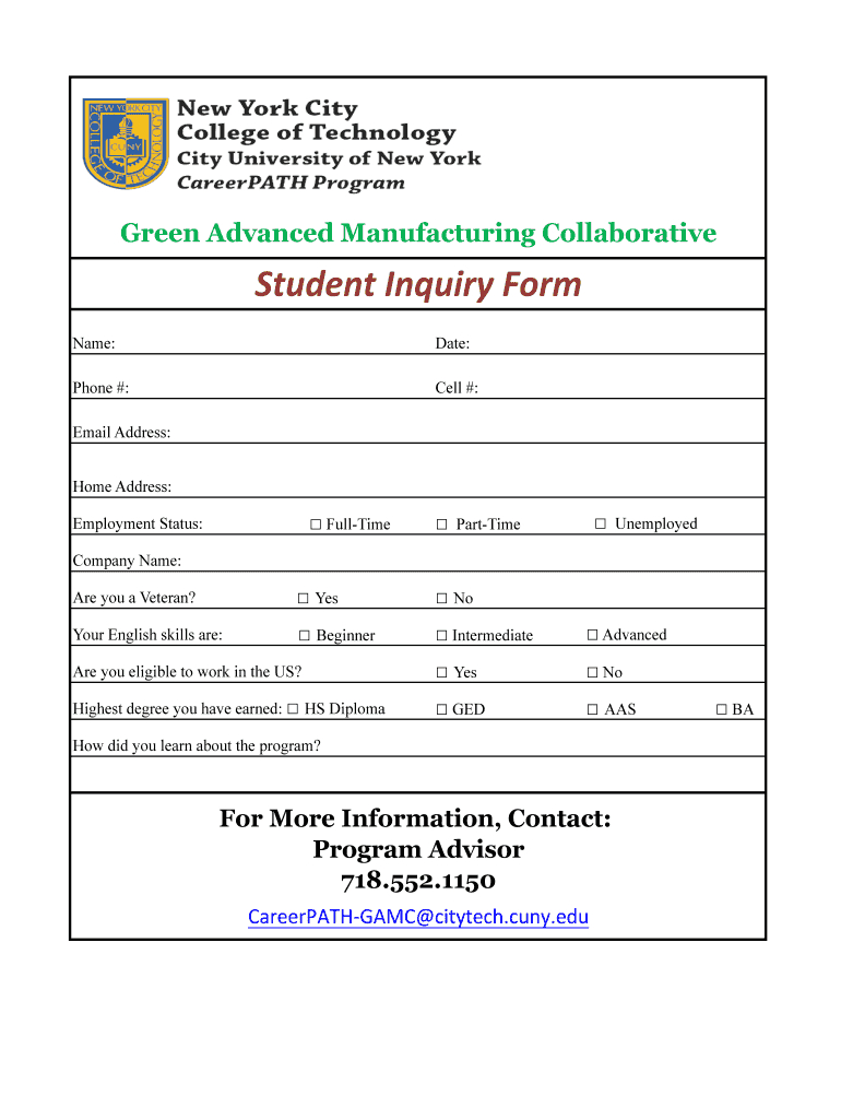 Enquiry Form Format - Fill Out And Sign Printable Pdf Template | Signnow Inside Enquiry Form Template Word