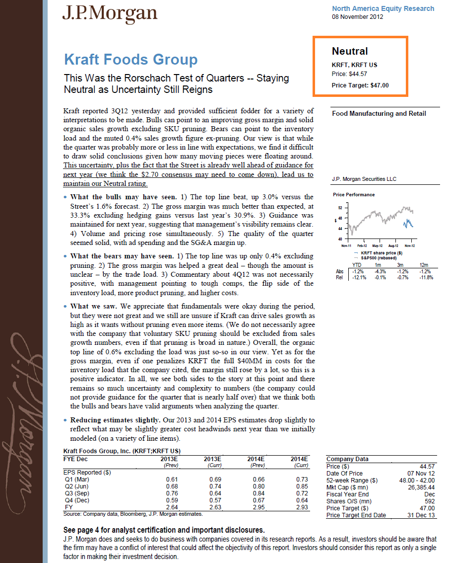 Equity Research Report - An Inside Look At What's Actually For Equity Research Report Template