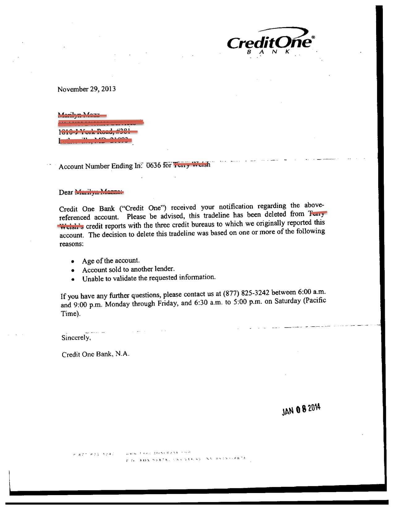 Example Letters For Debt Settlement, Validation & Credit Throughout Credit Report Dispute Letter Template