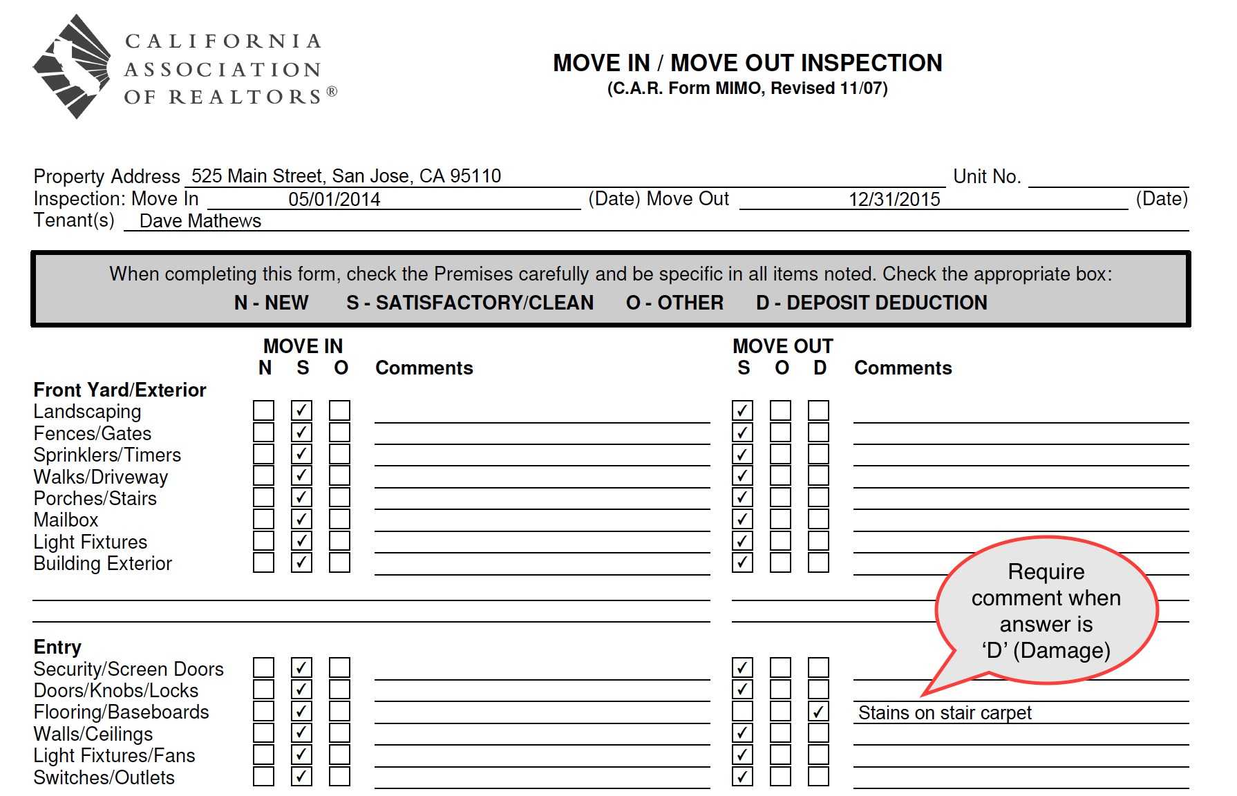 Ezinspections: Sample Inspection Reports And Property With Regard To Commercial Property Inspection Report Template