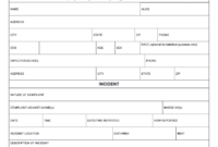 Fake Police Report Generator - Calep.midnightpig.co for Blank Police Report Template