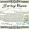 Fake Wedding License – Calep.midnightpig.co Pertaining To Blank Marriage Certificate Template