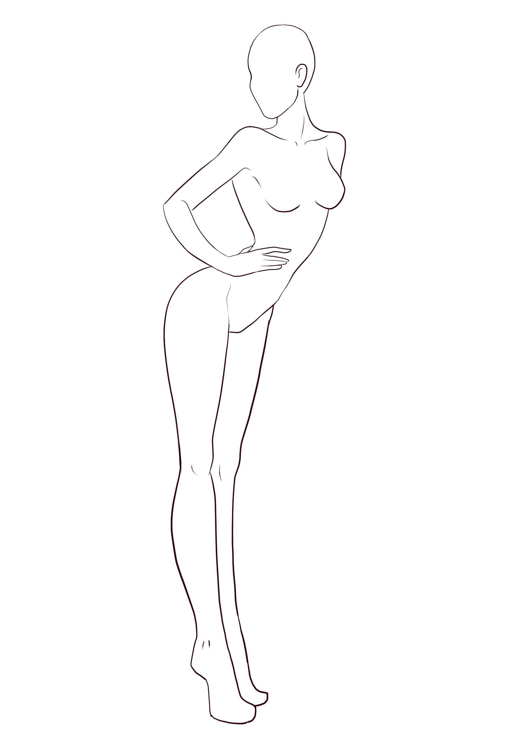 Fashion Model Sketch Template At Paintingvalley Pertaining To Blank Model Sketch Template