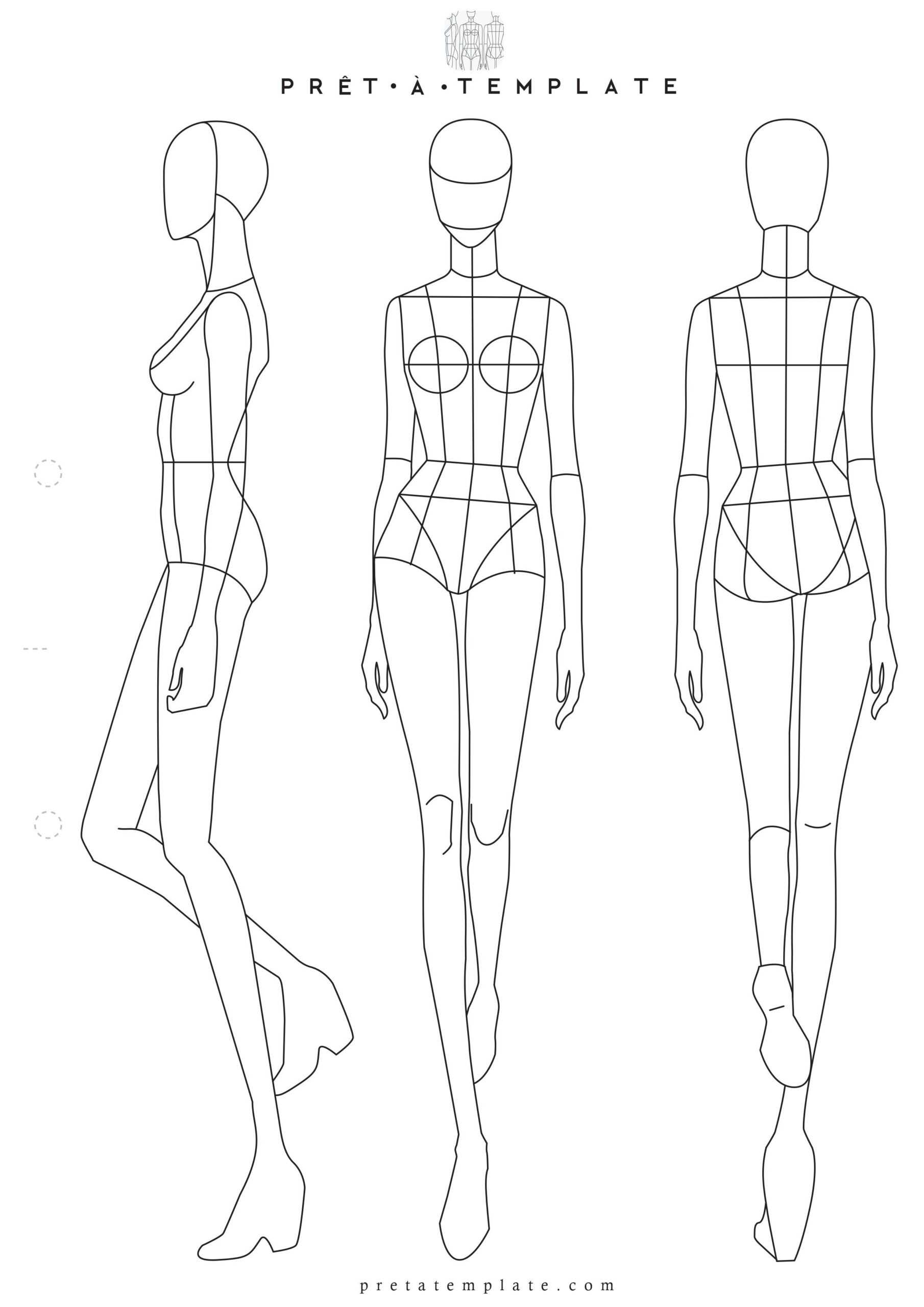 Fashion Model Sketch Template At Paintingvalley Throughout Blank Model Sketch Template