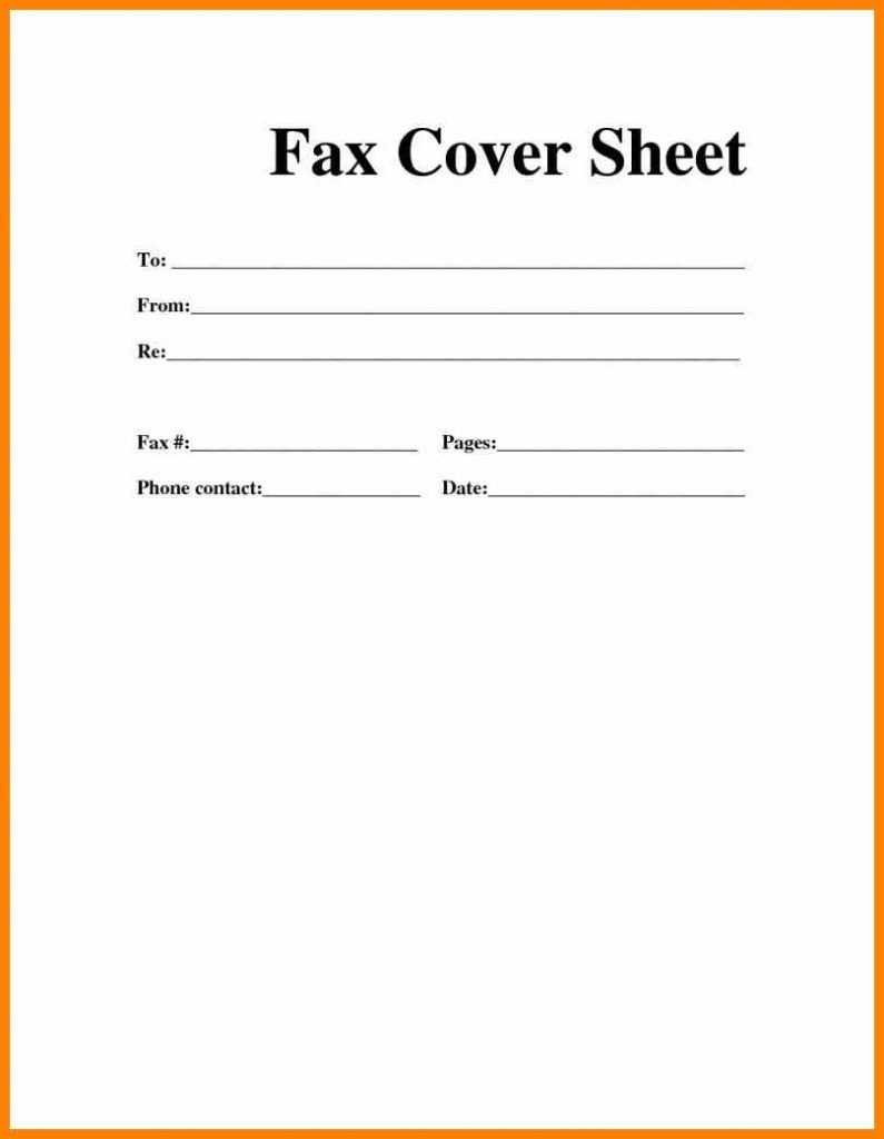 Fax Template In Word 2010 - Calep.midnightpig.co In Fax Template Word 2010