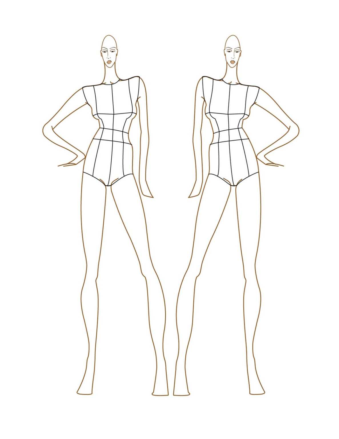 Female Blank Body Templates – Dalep.midnightpig.co With Blank Body Map ...