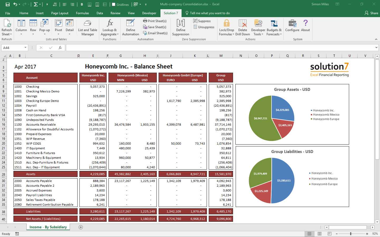 Financial Report Excel – Calep.midnightpig.co Regarding Financial Reporting Templates In Excel