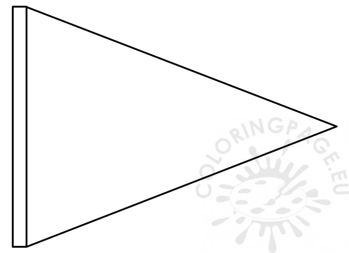 Flag Banner Template - Dalep.midnightpig.co Throughout Triangle Pennant Banner Template