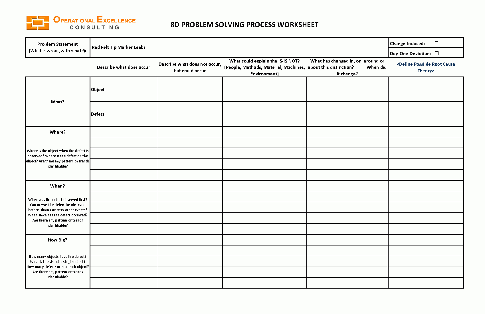 Fmea Worksheet Excel | Printable Worksheets And Activities With 8D Report Template Xls