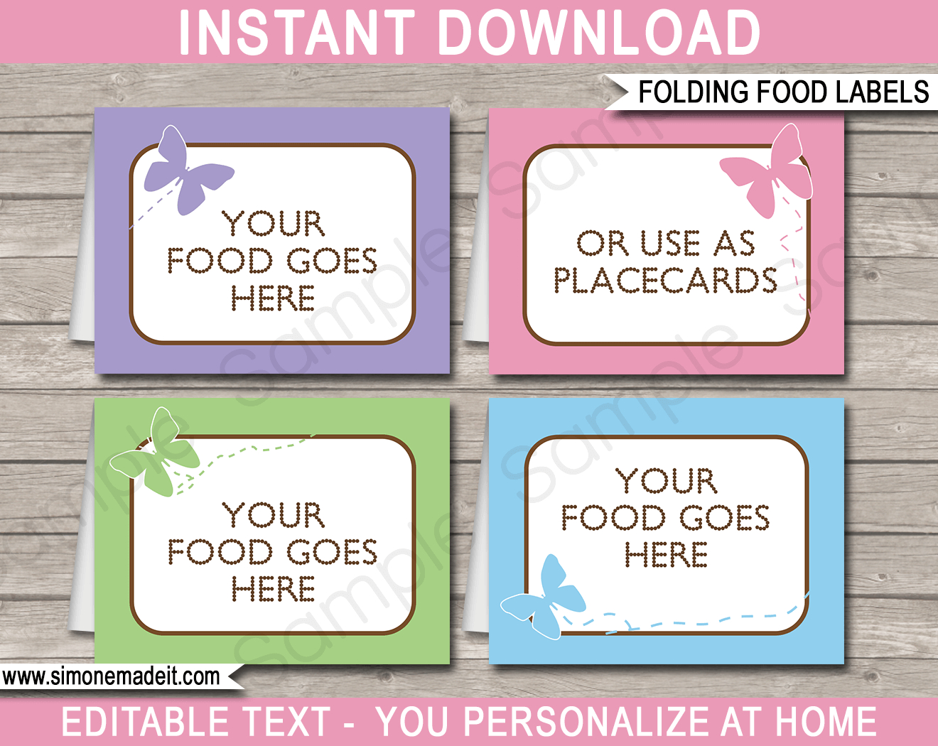 Food Tags Template – Calep.midnightpig.co In Food Label Template Word