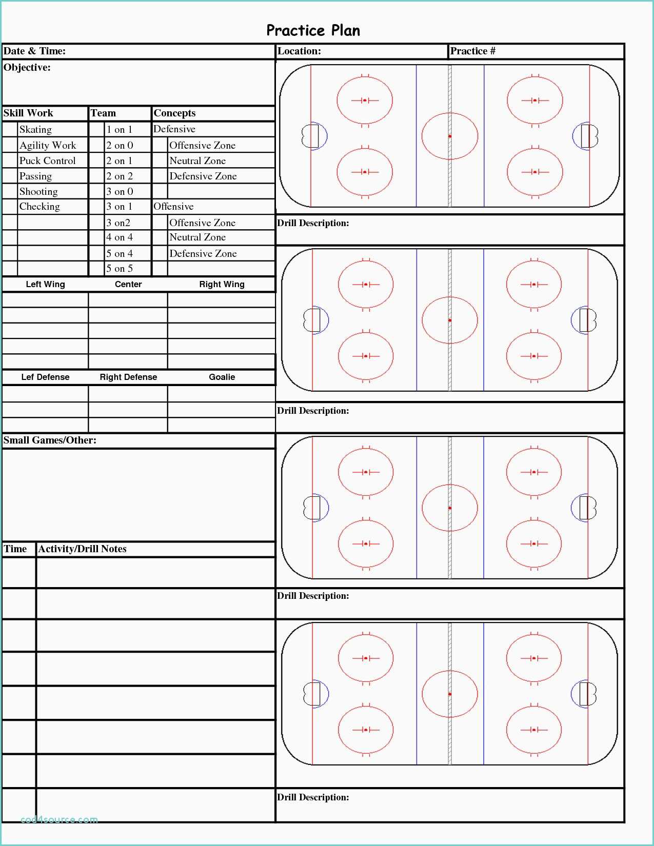 Football Practice Plan Template Excel – Dalep.midnightpig.co With Regard To Blank Hockey Practice Plan Template