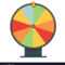 Fortune Wheel In Flat Style Blank Template Game In Wheel Of Life Template Blank