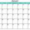 Free Activity Calendar Template – Calep.midnightpig.co For Blank Activity Calendar Template