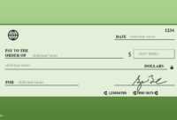 Free Blank Check Template For Powerpoint - Free Powerpoint with regard to Editable Blank Check Template
