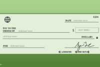 Free Blank Check Template For Powerpoint - Free Powerpoint within Personal Check Template Word 2003