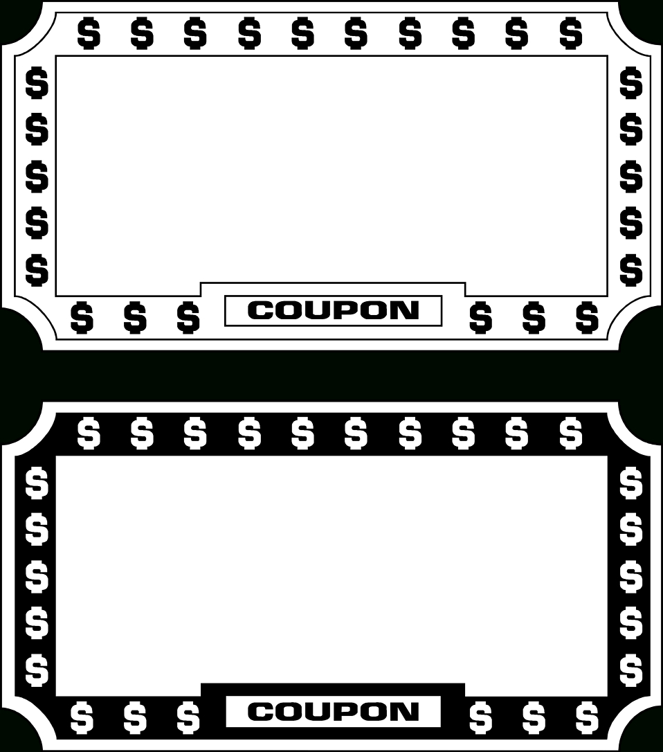 Free Blank Coupon Cliparts, Download Free Clip Art, Free For Blank Coupon Template Printable