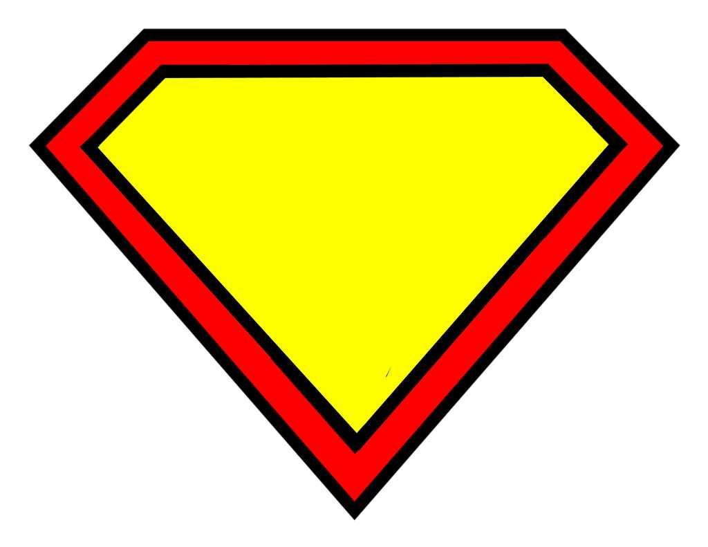 Free Blank Superman Logo, Download Free Clip Art, Free Clip With Blank Superman Logo Template