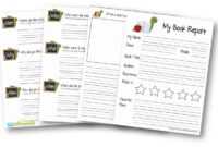 Free Book Report For Kids regarding Book Report Template Grade 1