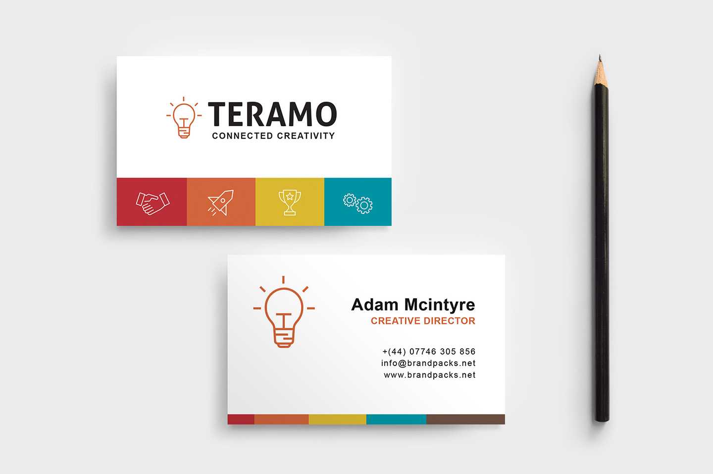 Free Business Card Template In Psd, Ai & Vector – Brandpacks Pertaining To Blank Business Card Template Photoshop