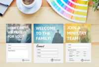 Free Church Connection Cards - Beautiful Psd Templates intended for Church Visitor Card Template Word