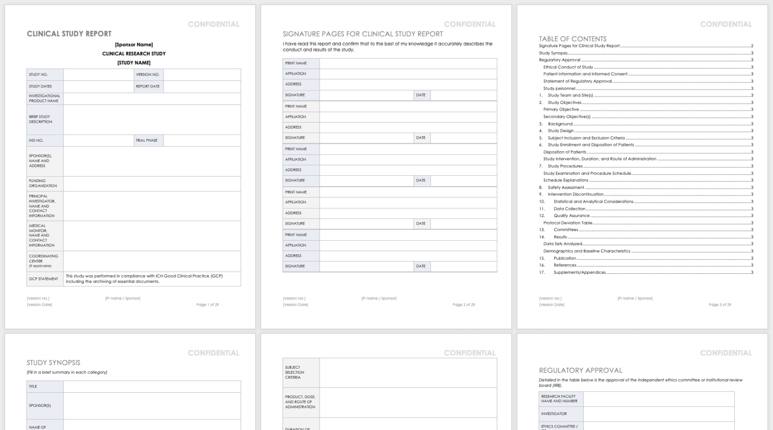 Monitoring Report Template Clinical Trials Creative Sample Templates