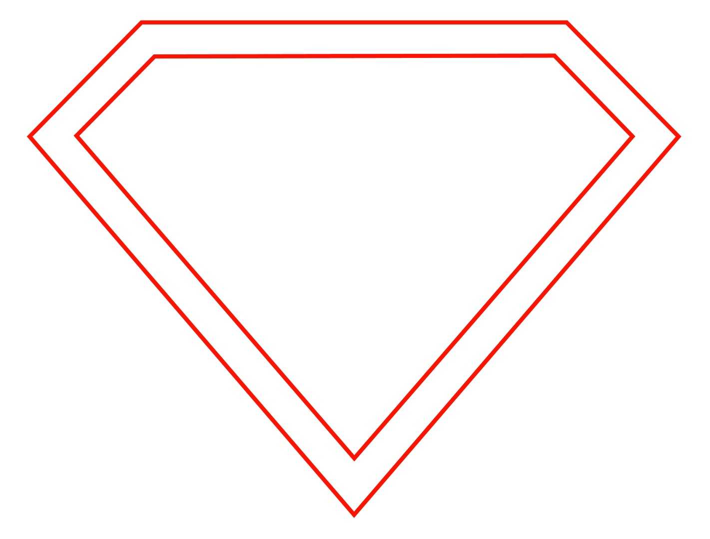 Free Empty Superman Logo, Download Free Clip Art, Free Clip With Regard To Blank Superman Logo Template