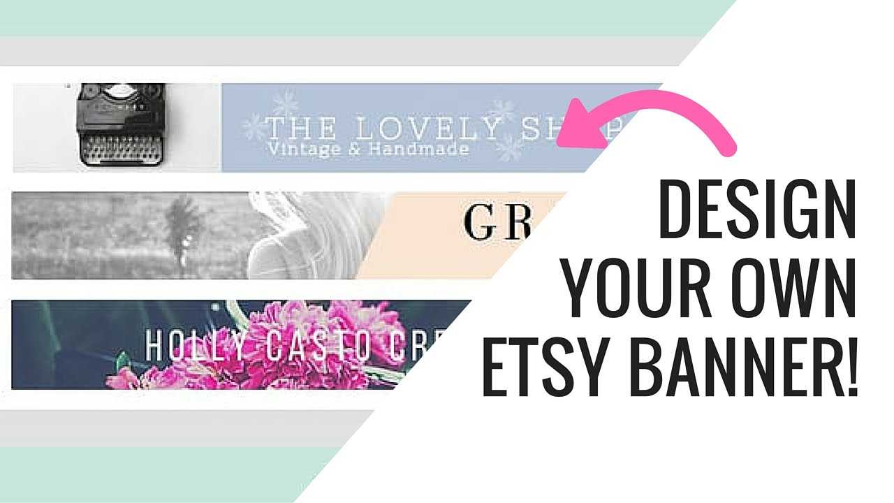 Free Etsy Banner Maker And Easy Tutorial Using Canva In Free Etsy Banner Template