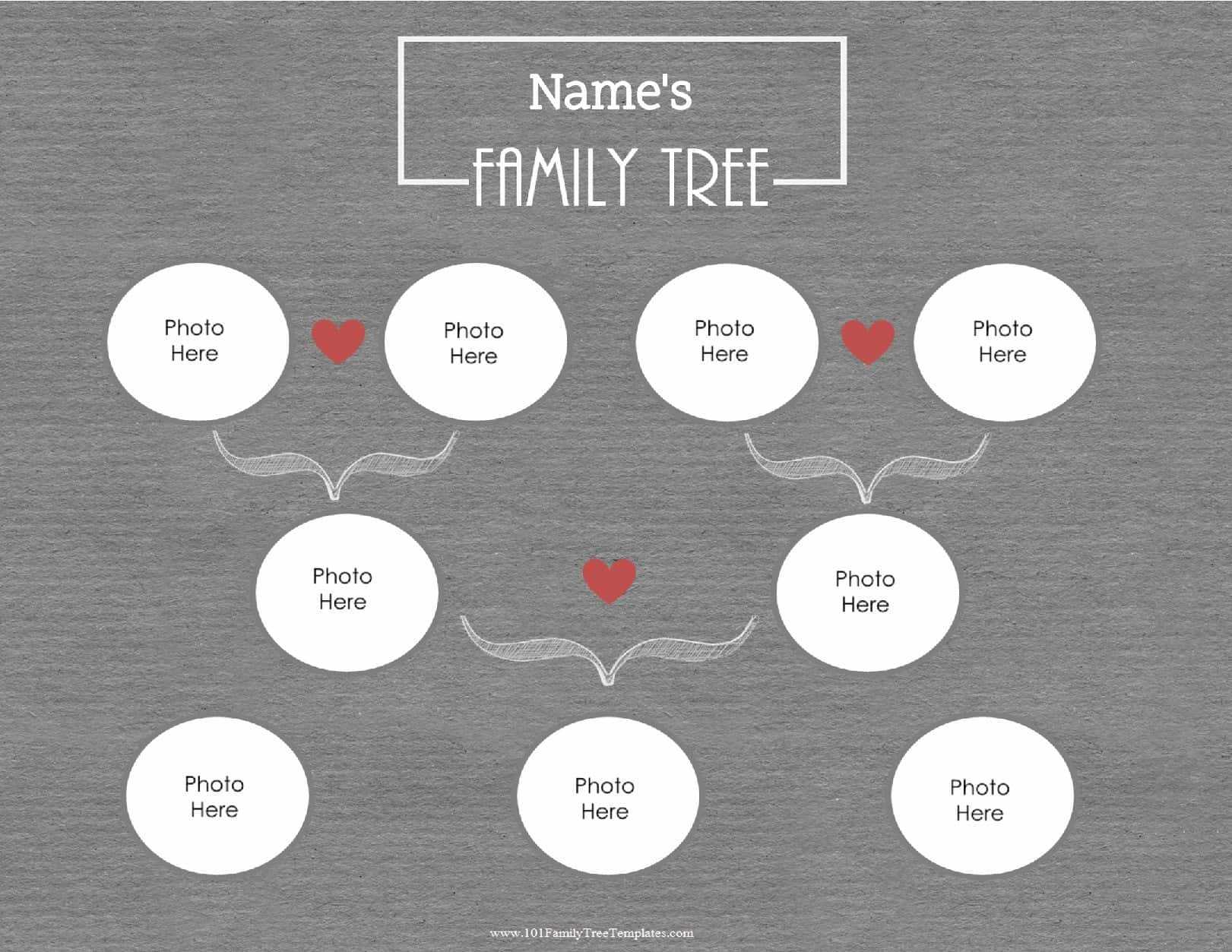 Free Family Tree Creator Pertaining To 3 Generation Family Tree Template Word