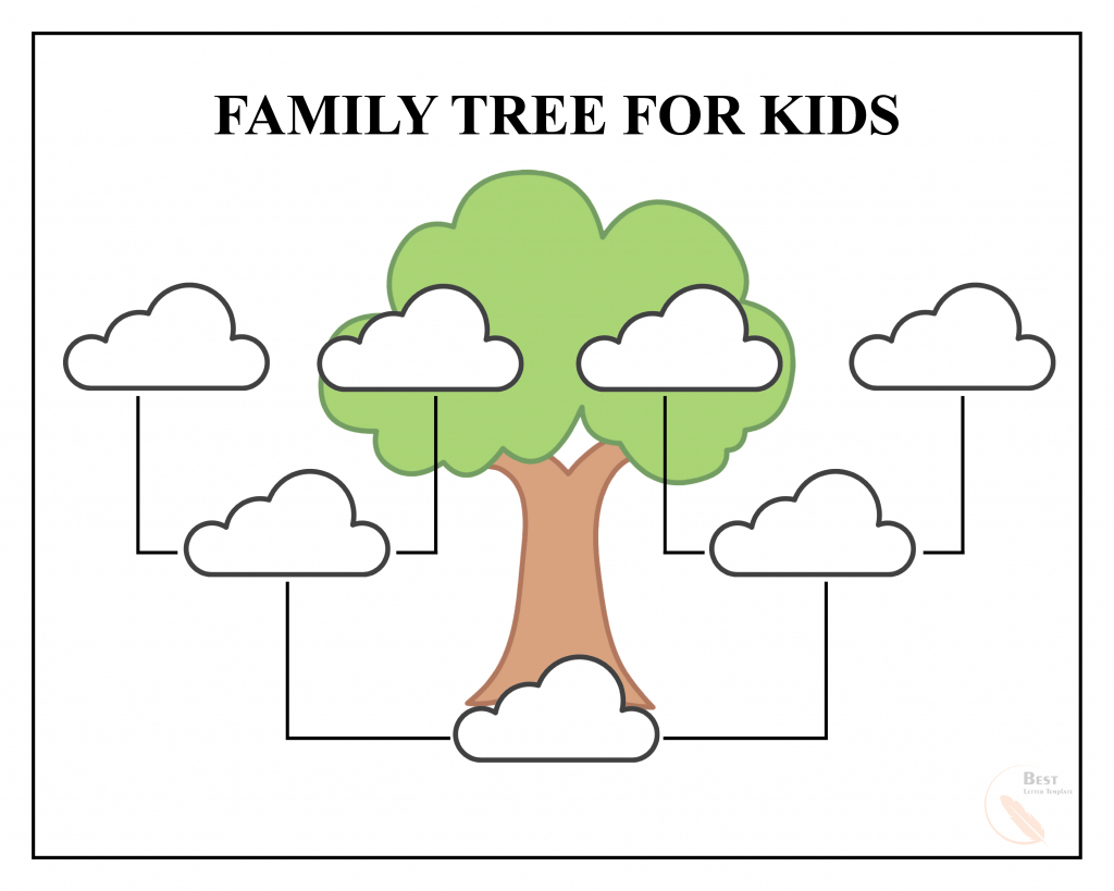 Free Family Tree Template – Pdf, Excel, Word & Google Doc Pertaining To 3 Generation Family Tree Template Word