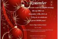 Free Holiday Invitation Template - Dalep.midnightpig.co in Free Christmas Invitation Templates For Word