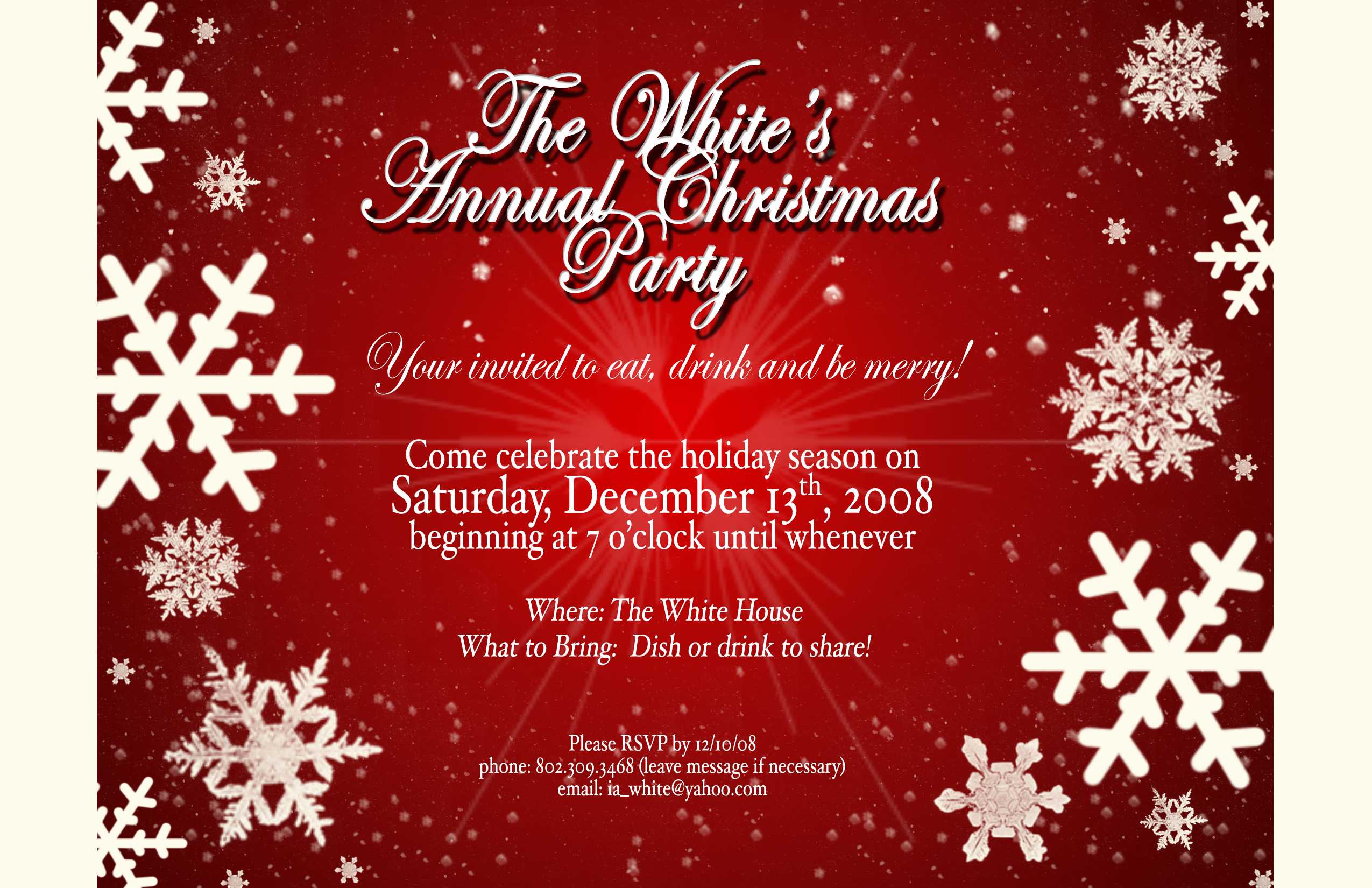 Free Holiday Party Invitation Clipart For Free Christmas Invitation Templates For Word