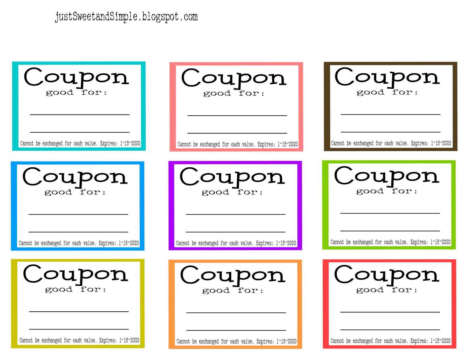 Free Printable Blank Coupons - Dalep.midnightpig.co With Blank Coupon Template Printable