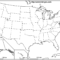 Free Printable Blank Map Of The United States Of America With Blank Template Of The United States
