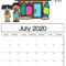 Free Printable Calendar Templates 2020 For Kids In Home inside Blank Calendar Template For Kids