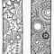 Free Printable Coloring Bookmarks Templates Blank Funeral Throughout Free Blank Bookmark Templates To Print