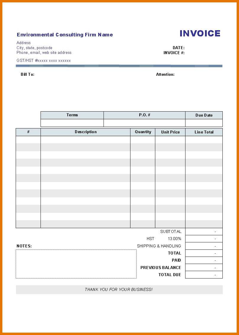 Free Printable Invoice Template Word | Template Business Psd Pertaining To Free Printable Invoice Template Microsoft Word