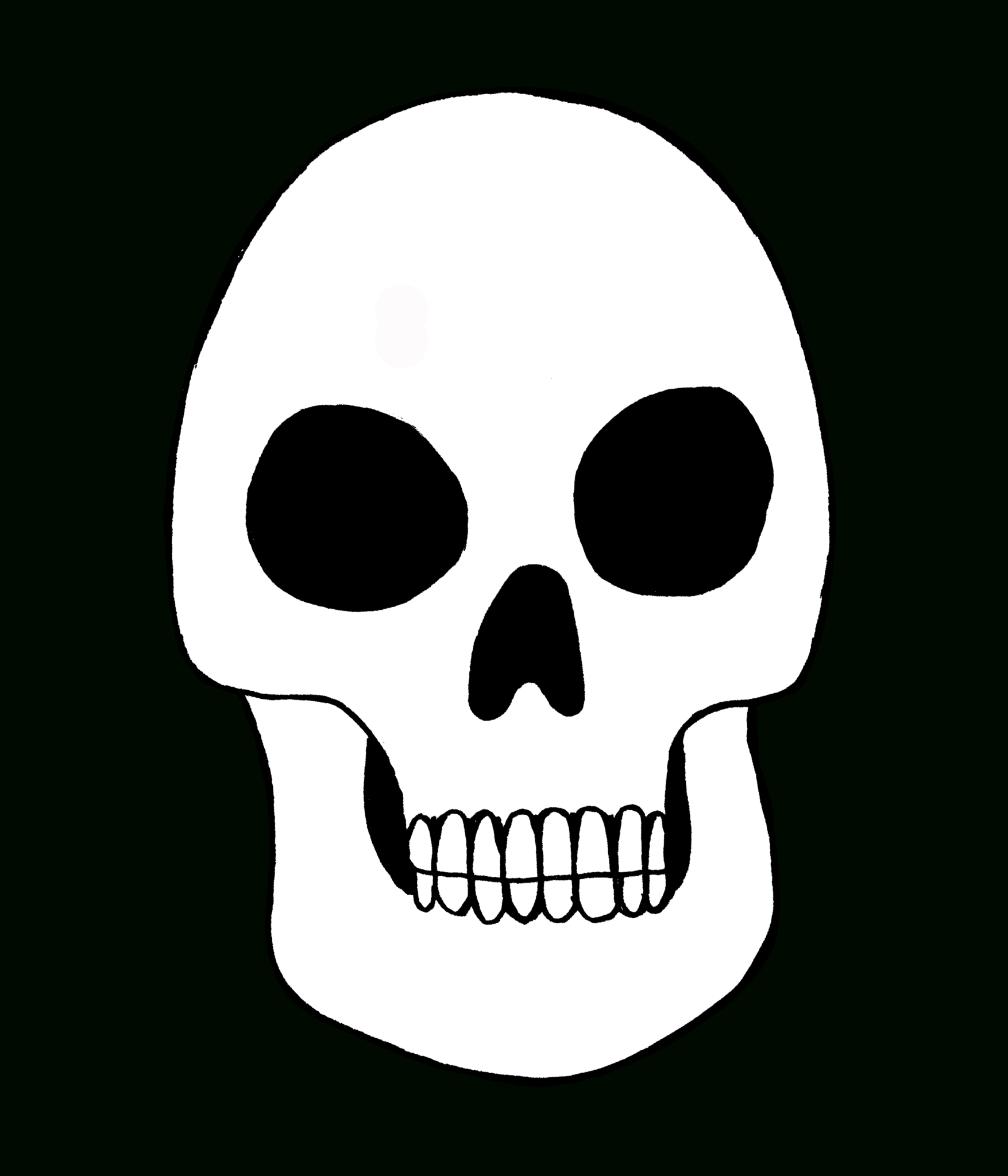Free Skull Printable – Julie Erin Designs throughout Blank Sugar Skull ...