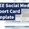 Free Social Media Report Card Template (Photoshop .psd Regarding Free Social Media Report Template